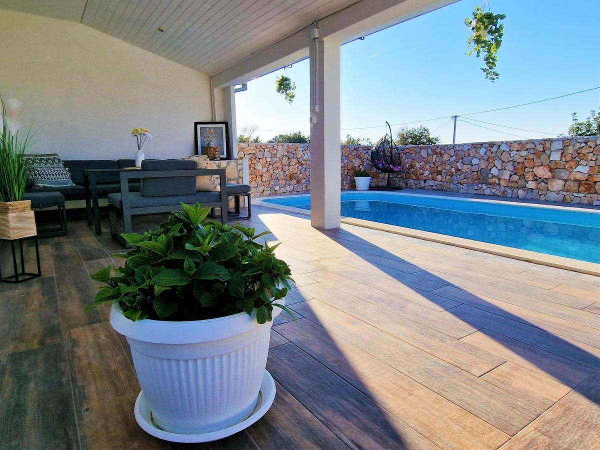Anas Lagoon Holiday House With Pool At Azure Beach Drvenik Mali Zewnętrze zdjęcie