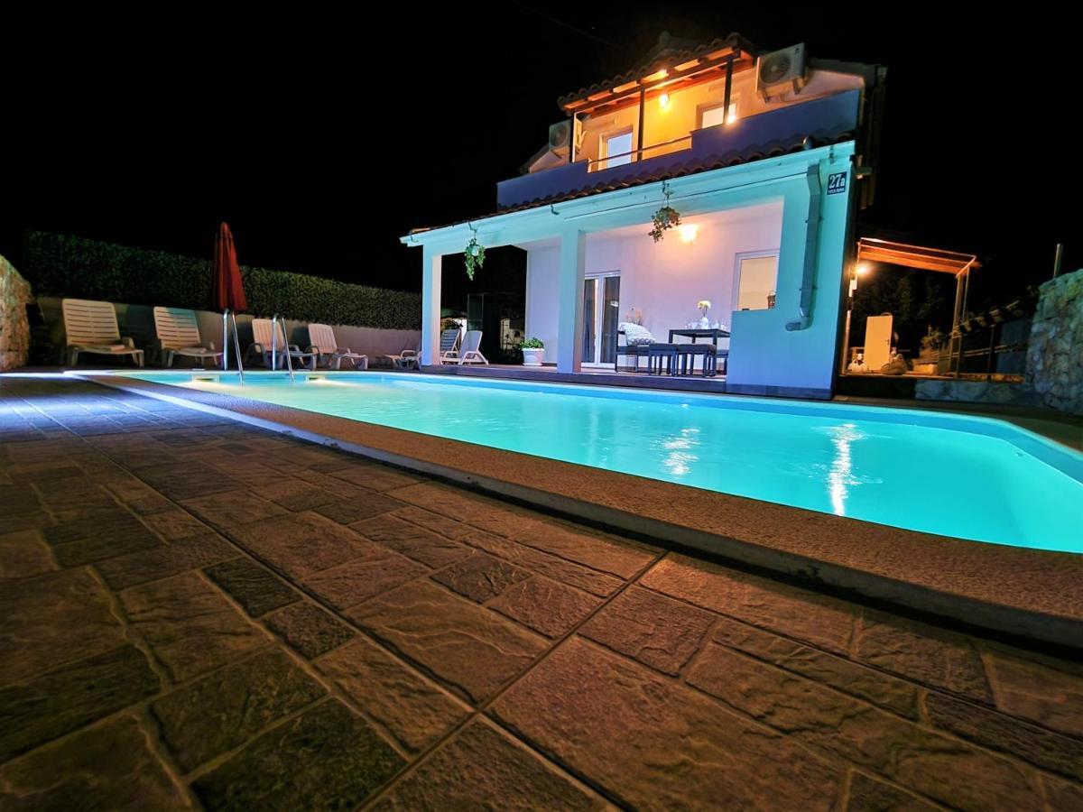 Anas Lagoon Holiday House With Pool At Azure Beach Drvenik Mali Zewnętrze zdjęcie